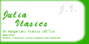 julia vlasics business card